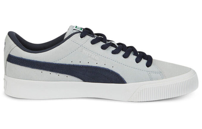 Suede Skate Nitro “Noche parisina gris platino”