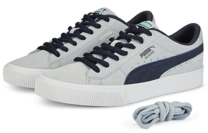 Suede Skate Nitro “Noche parisina gris platino”