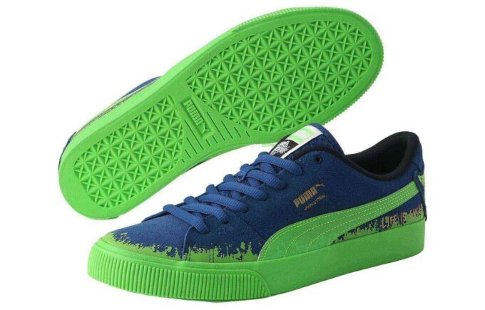 Suede Skate x Hirotton “Azul Verde”