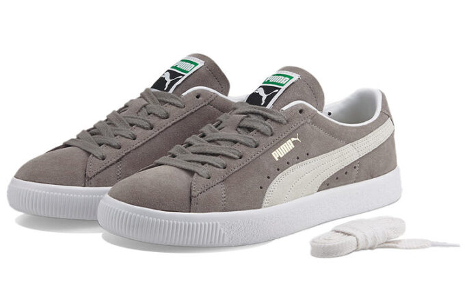 Suede Vintage “Gris Acero”