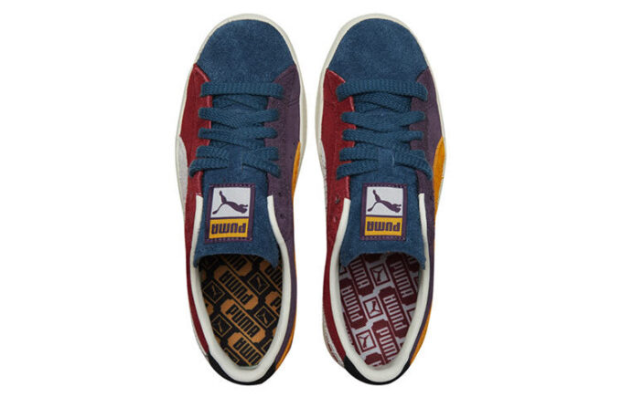 Suede Vintage “WTFormstrip – Rojo intenso, uva dulce”