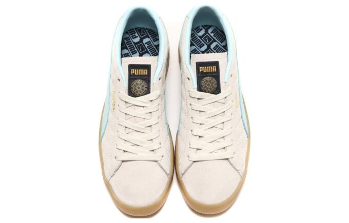 Suede VTG x Diaspora skateboards x Atoms “Azul Crema”