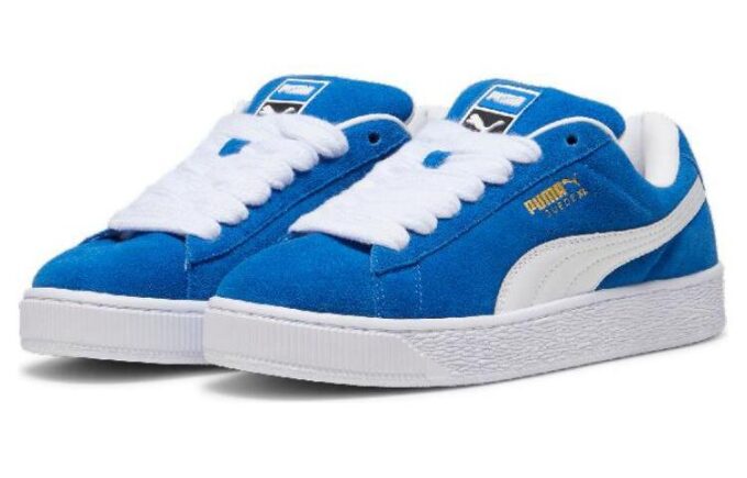 Suede XL “Azul Eléctrico Blanco”