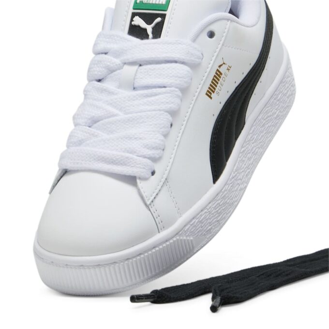 Suede XL “Blanco Negro”