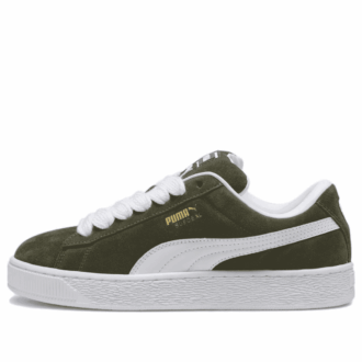 Suede XL “Blanco Oliva Oscuro”