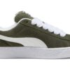 Suede XL “Blanco Oliva Oscuro”