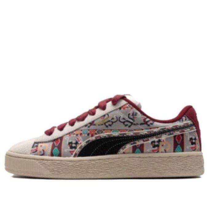 Suede Xl Bz Ethnic “Blanco, negro, rojo, blanco roto”