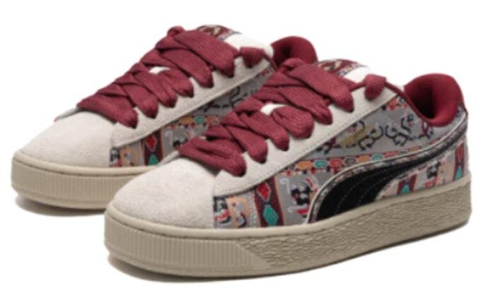 Suede Xl Bz Ethnic “Blanco, negro, rojo, blanco roto”