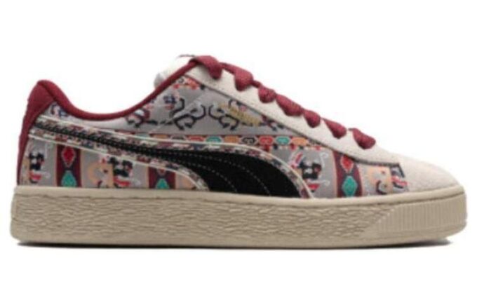 Suede Xl Bz Ethnic “Blanco, negro, rojo, blanco roto”