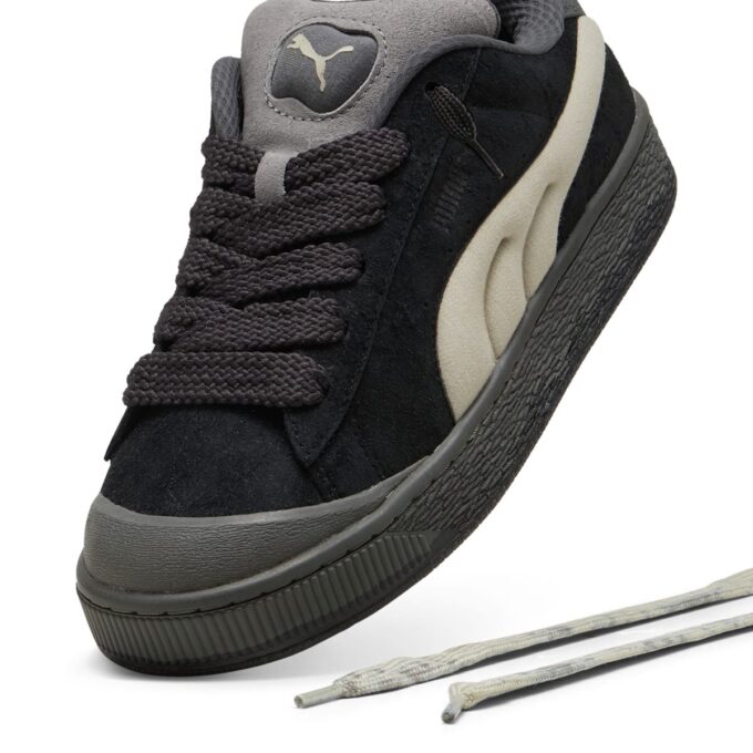Suede XL Crush “Gris Sombra Negra”