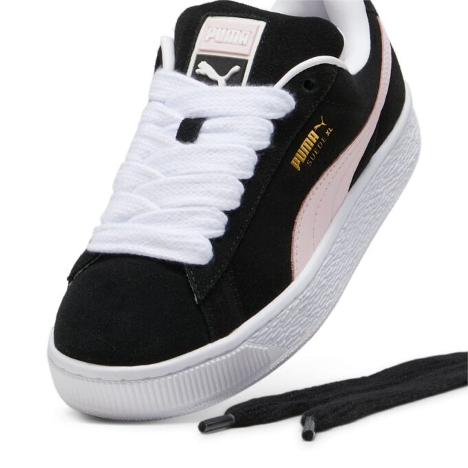Suede XL “Susurro negro de rosa”