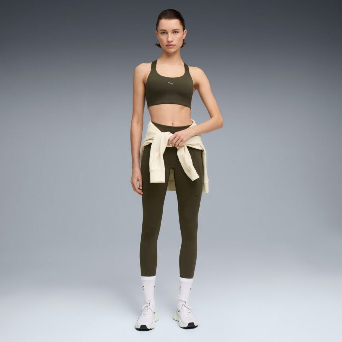 Sujetador deportivo ajustable 4Keeps para mujer, que absorbe la humedad y ofrece un impacto medio.