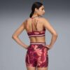 Sujetador deportivo de bajo impacto con cinta floral para mujer, que absorbe la humedad