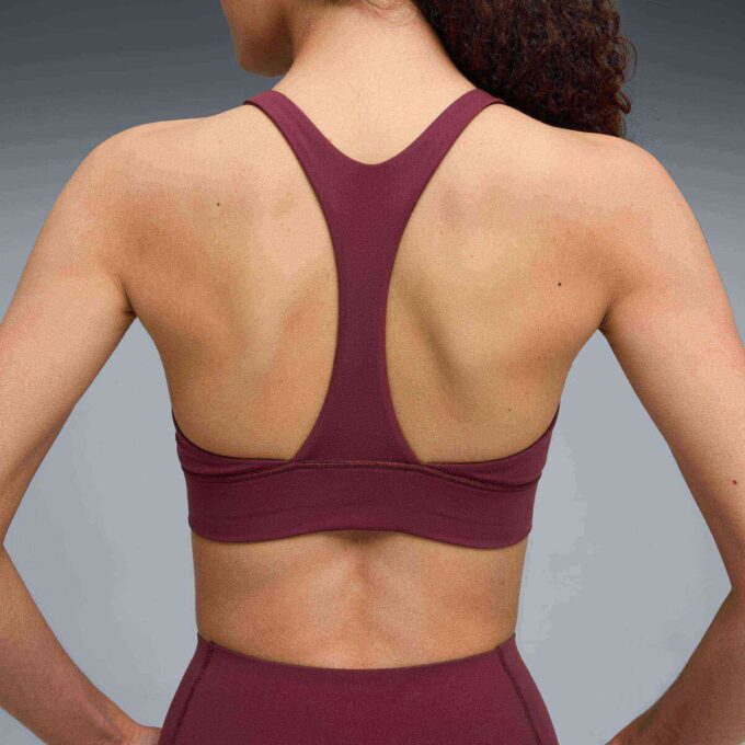 Sujetador deportivo de cuello alto PUMA x HYROX Shapeluxe para mujer, transpirable y de impacto medio