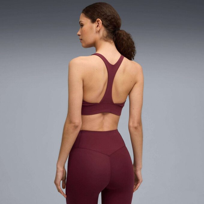 Sujetador deportivo de cuello alto PUMA x HYROX Shapeluxe para mujer, transpirable y de impacto medio
