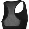 Sujetador deportivo de impacto medio 4Keeps Graphic para mujer, color negro