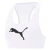 Sujetador deportivo Mid 4Keeps Graphic para mujer, color blanco