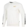 Suéter blanco con logo metálico de Ess