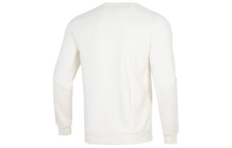 Suéter blanco con logo metálico de Ess