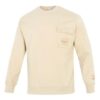 Suéter con cuello redondo y gráfico CC “Beige”