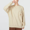 Suéter con cuello redondo y gráfico CC “Beige”