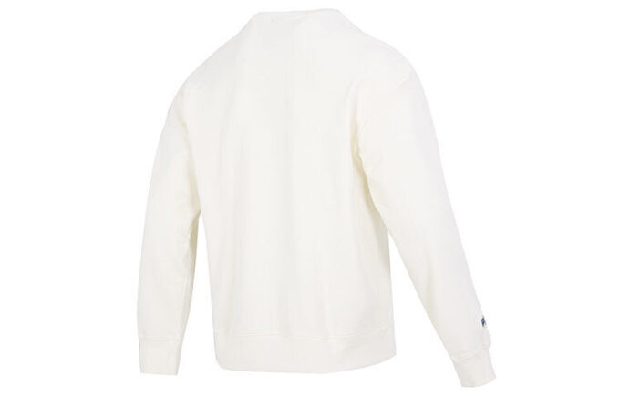 Suéter con insignia del equipo en beige