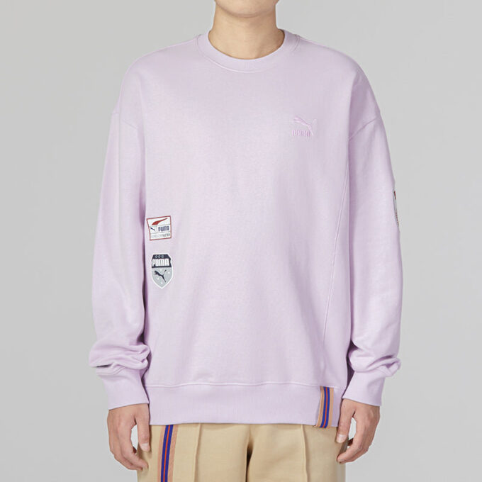 Suéter con insignia del equipo “Morado”