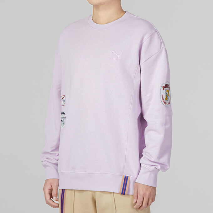 Suéter con insignia del equipo “Morado”