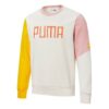 Suéter con logo bordado colorido “Blanco, Amarillo y Rosa”