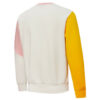 Suéter con logo bordado colorido “Blanco, Amarillo y Rosa”