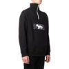 Suéter con media cremallera PUMA x Maison Kitsun “Negro y blanco”