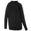 Suéter de cuello redondo para mujer, color negro y blanco