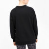 Suéter de cuello redondo para mujer, color negro y blanco
