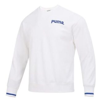 Suéter de manga larga Team Crew Tr Logo “Blanco”