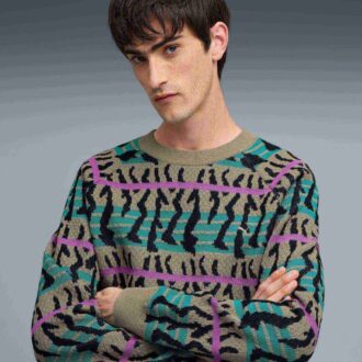Suéter de punto vintage para hombre