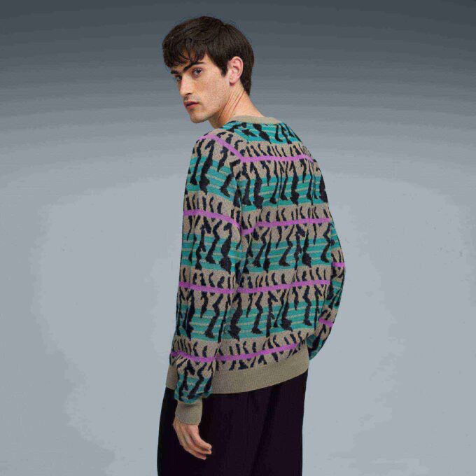 Suéter de punto vintage para hombre Suéter de punto vintage para hombre