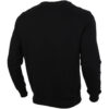 Suéter polar estampado clásico para hombre, negro y dorado