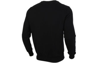 Suéter polar estampado clásico para hombre, negro y dorado