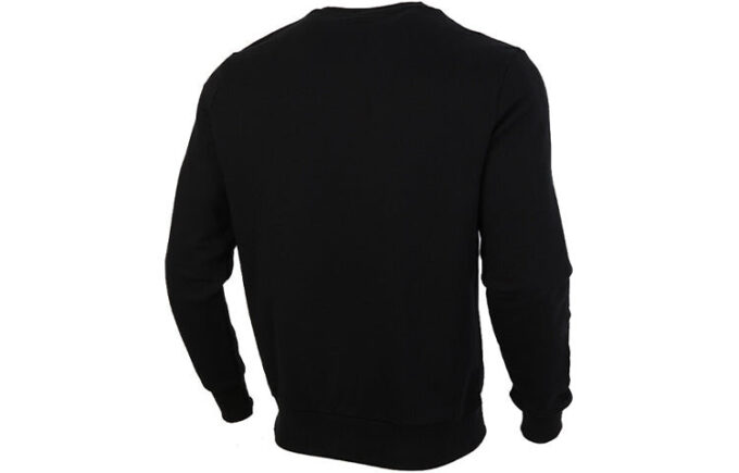 Suéter polar estampado clásico para hombre, negro y dorado