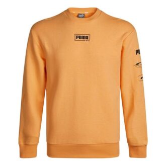 Suéter Rebel Crew de manga larga “Naranja y negro”