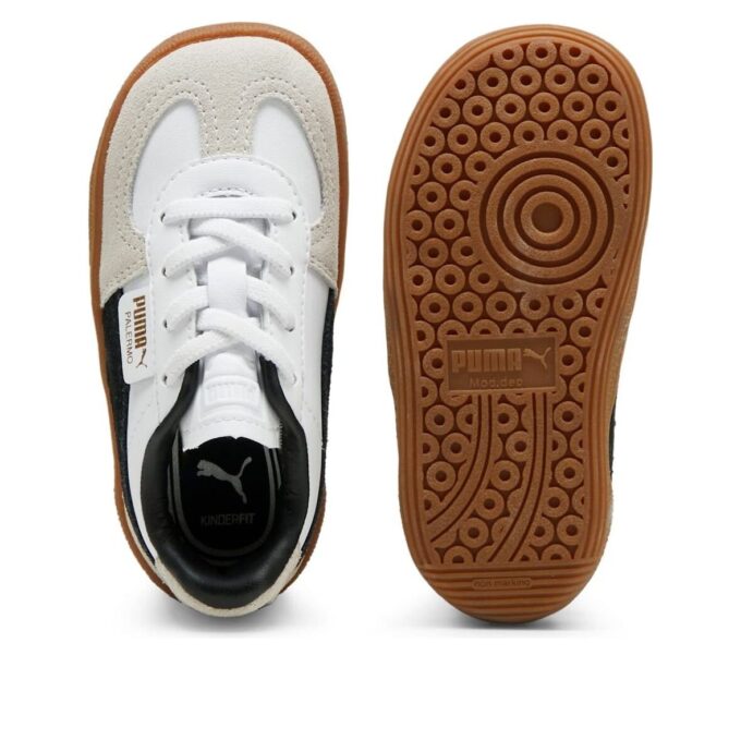 (TD) Cuero Palermo “Blanco Negro Goma”