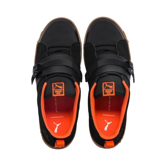 Tirantes de plataforma “Black Scarlet Ibis” de Atelier New Regime x Court