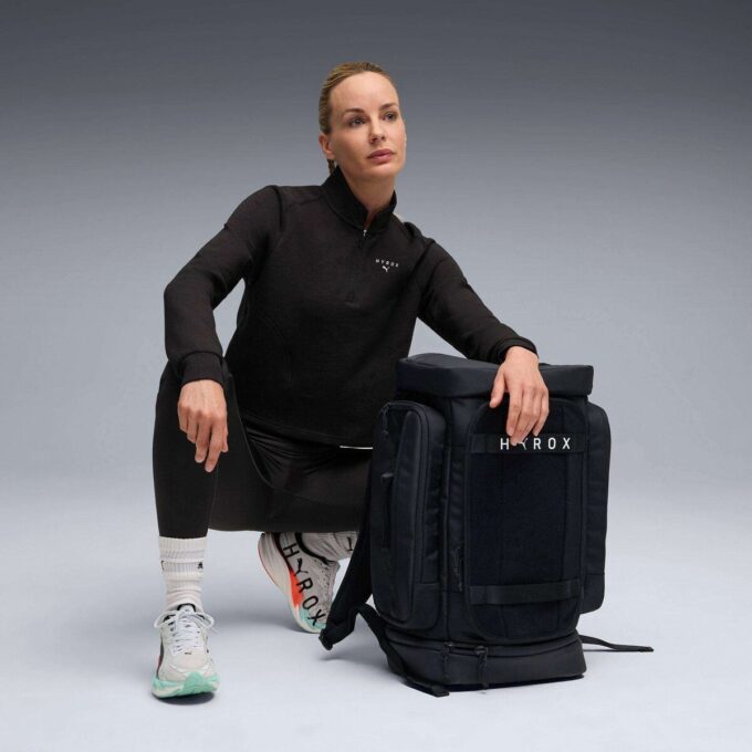 Top con cremallera de un cuarto para mujer PUMA x HYROX