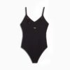 Traje de baño de una pieza con cinturón para mujer Swim