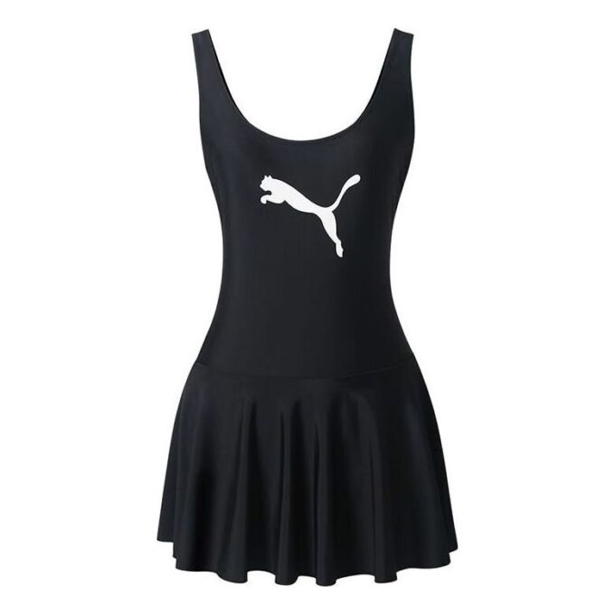 Traje de baño de una pieza con el logotipo (WMNS) “Negro”