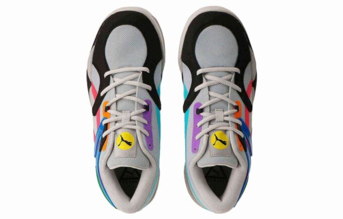 Trc Blaze Court Gris Negro Azul