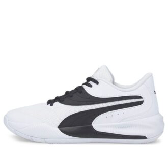 Triple Low Tops Blanco Negro