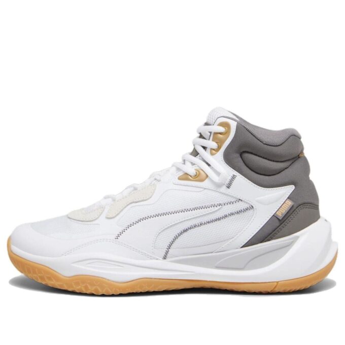 Trofeos Playmaker Pro Mid “Blanco, Gris y Dorado”