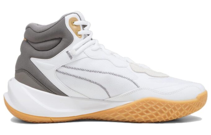 Trofeos Playmaker Pro Mid “Blanco, Gris y Dorado”