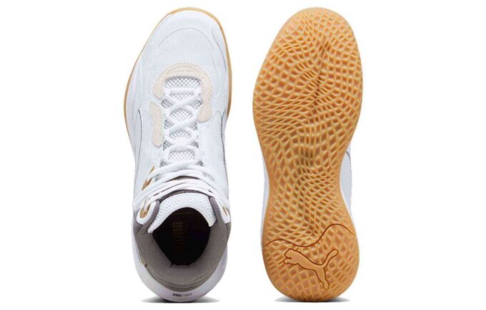 Trofeos Playmaker Pro Mid “Blanco, Gris y Dorado”